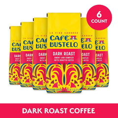 Café Bustelo Dark Roast Ground Coffee, 11-Oz. Bag (Pack of 6)